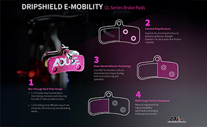 Pastillas de freno para bicicletas de carga · OEM / ODM · Movilidad eléctrica