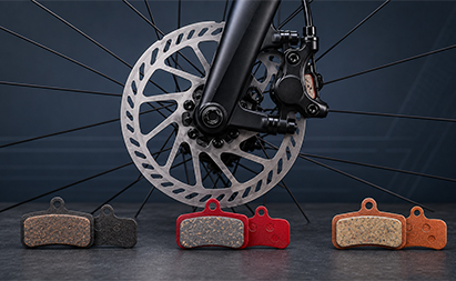 Pastillas de freno para bicicleta orgánicas, semimetálicas o sinterizadas: ¿Qué compuesto es el mejor?