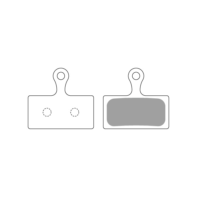 Rever brake pad E-1157