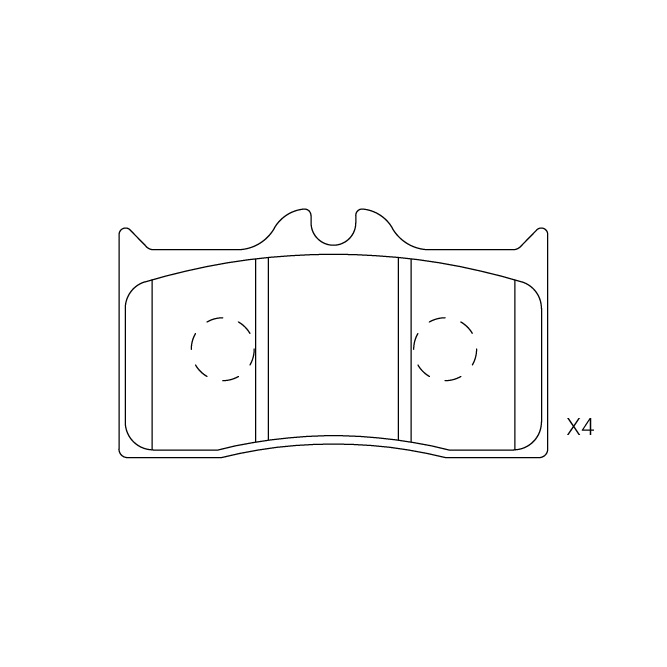 Wilwood Calipers brake pad E-908-2