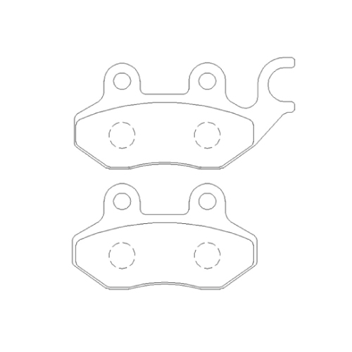 Peugeot brake pad E-1019-1