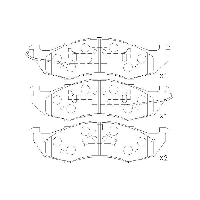 Nissan煞車來令片E-113