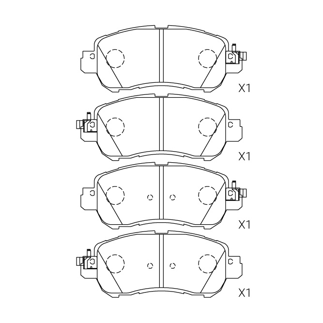 Nissan煞车来令片E-134