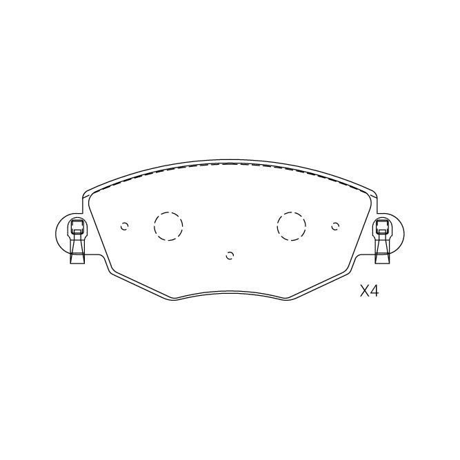 Ford brake pad E-219
