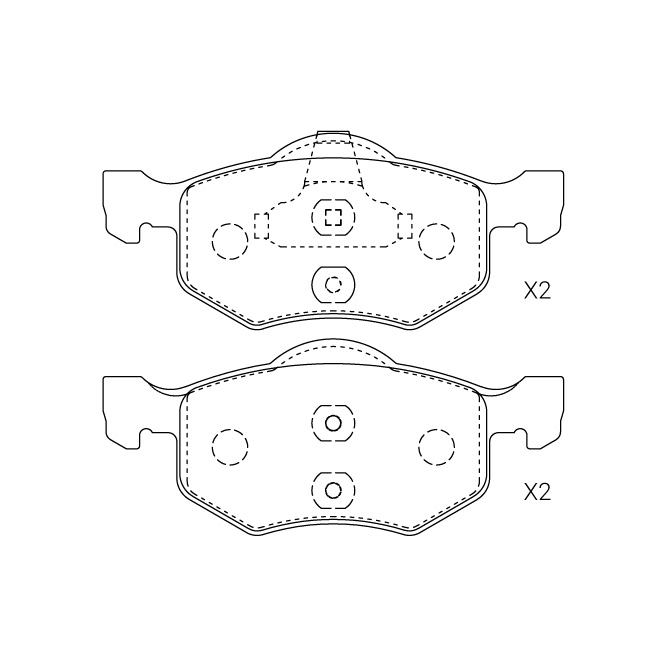Ford brake pad E-220