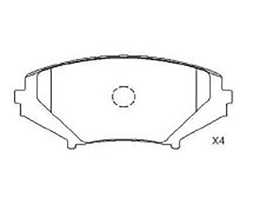 Mazda brake pad E-238