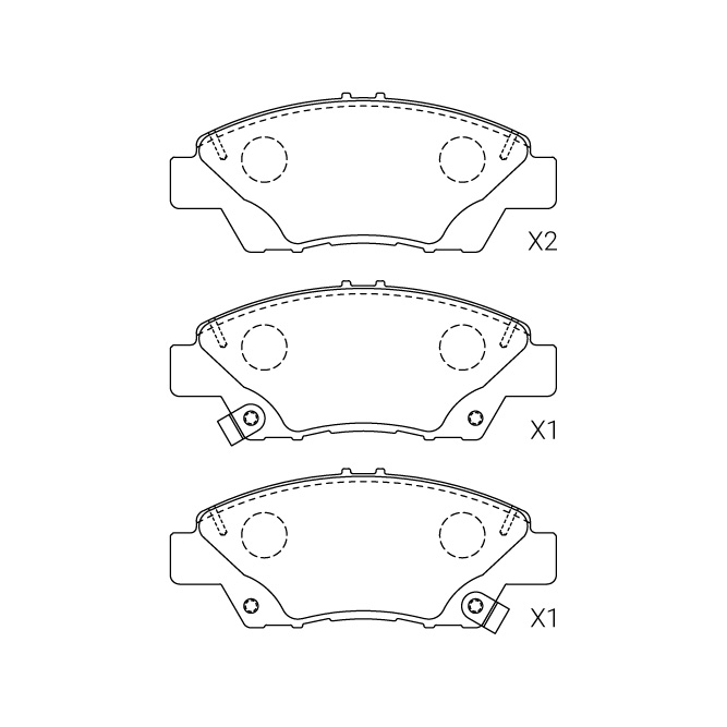 Honda brake pad E-420