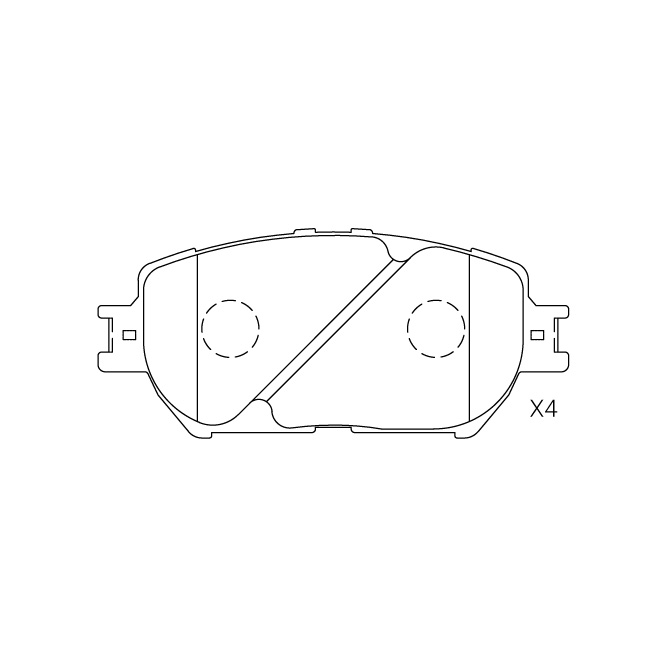 Toyota brake pad E-510