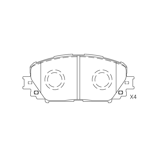 Toyota brake pad E-523