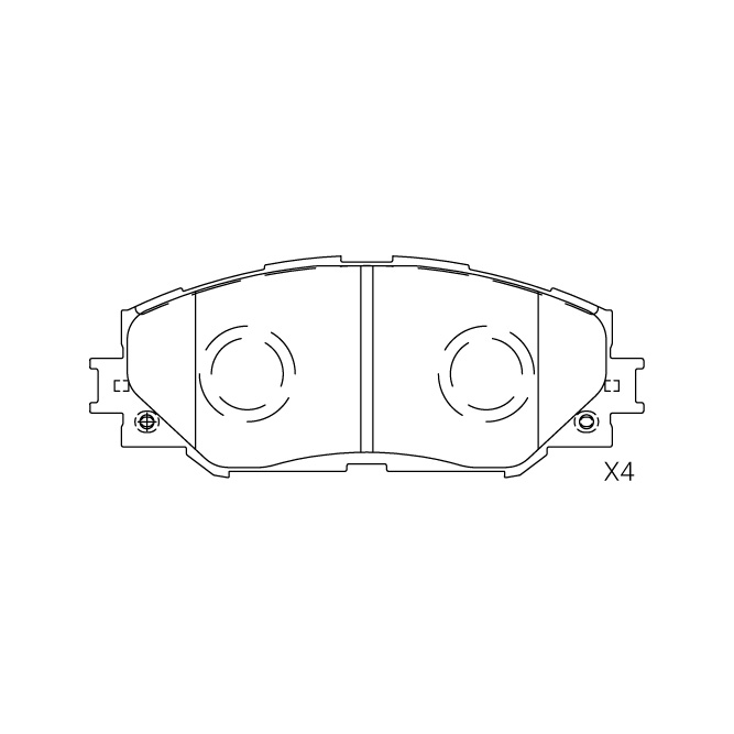 Lexus brake pad E-528