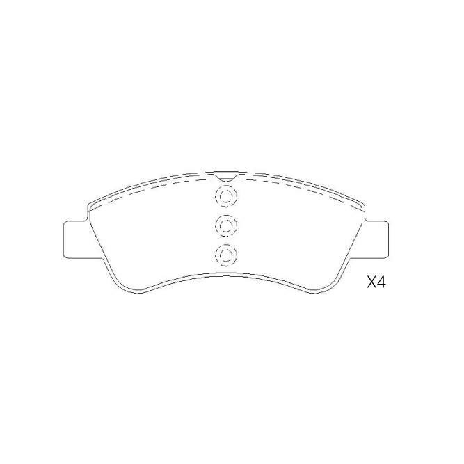 Peugeot brake pad E-636