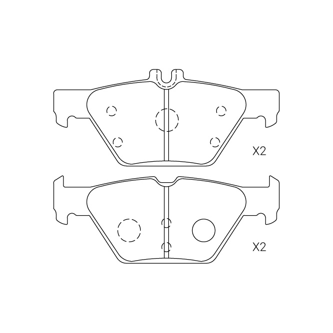 Subaru brake pad E-652